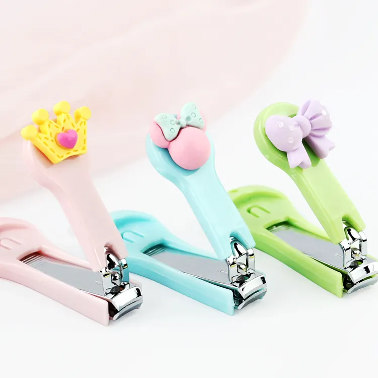 New Products Beauty Tools Cartoon Stainless Steel Baby Manicure Scissors Toe Nail Clipper Cutter Set