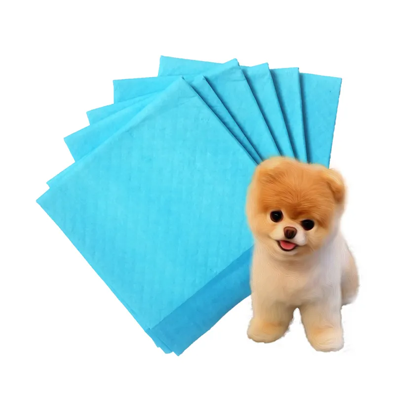 Brand new Urine Absorbent Pet Pads with high quality blue