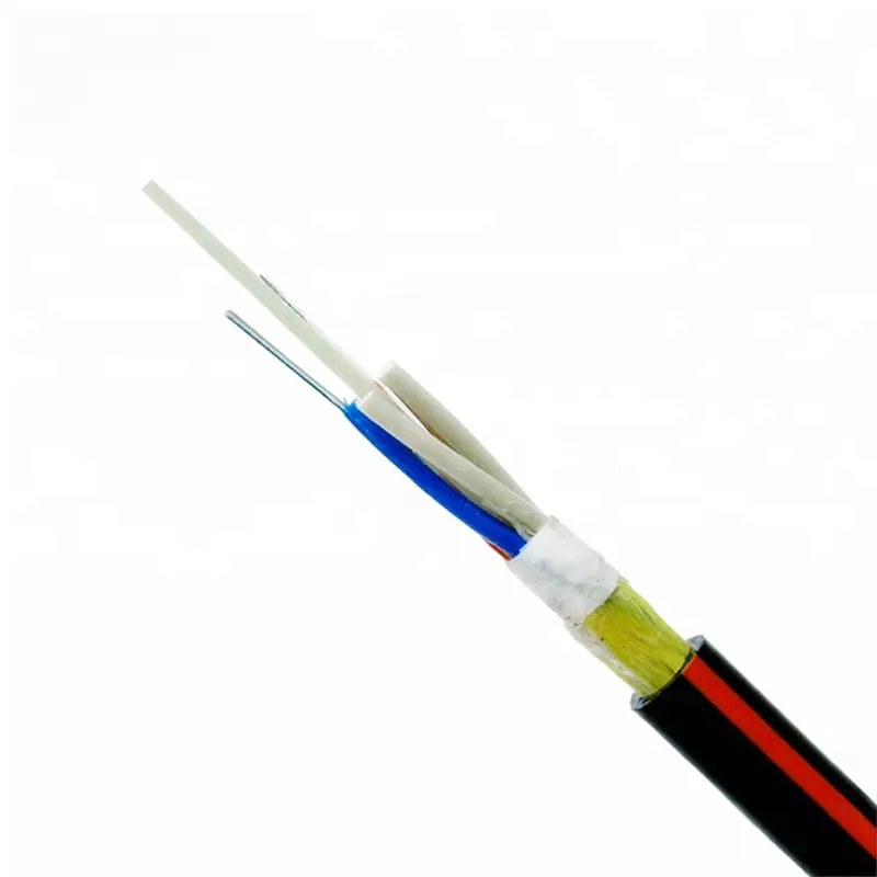 Наружный оптический кабель FTTH ADSS G652d, 12 / 24 ядра 100 / 200 / 400 м, 20 внешних диаметров кабеля ≥ 10, кевларовая пряжа CN;ZHE