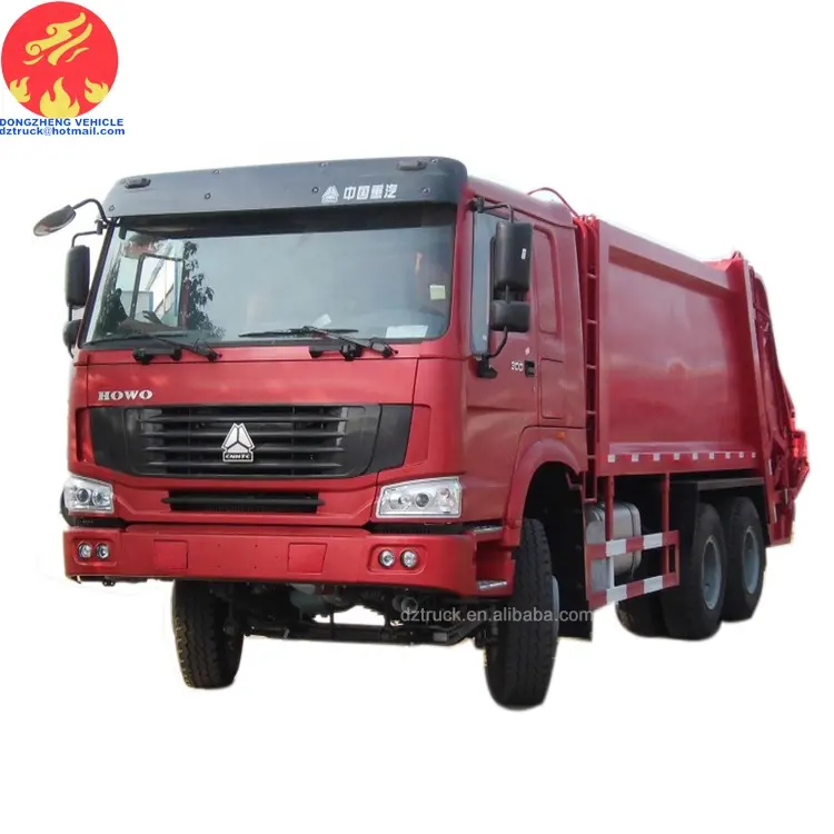Sinotruck Howo 6X4 16cbm container garbage truck ,recycling truck for sale