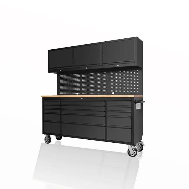 Новый дизайн, профессиональный гаражный шкаф SS/гаражный шкаф/тележка для инструментов с инструментами из нержавеющей резины и дерева