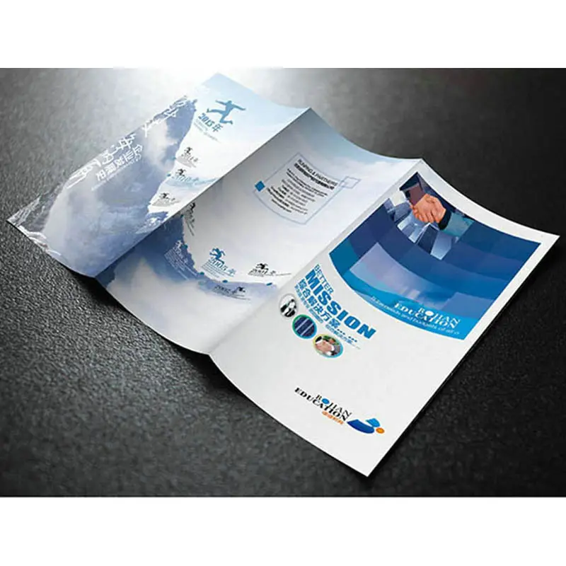 Custom printing a4 marketing flyer/booklet/leaflet/manual/brochure