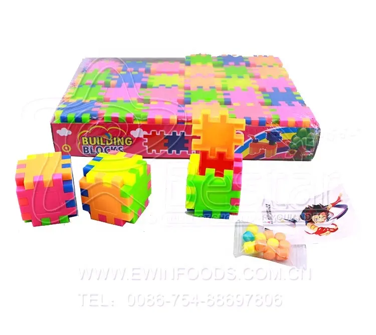 Toy Candy Block Candy Building Block Toy Candy With Tattoo For Kids