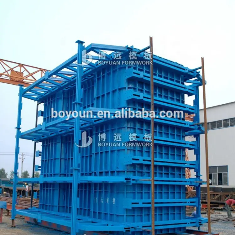 Pier pillar column Formwork construction concrete forms building materials block concrete formwork railway construction