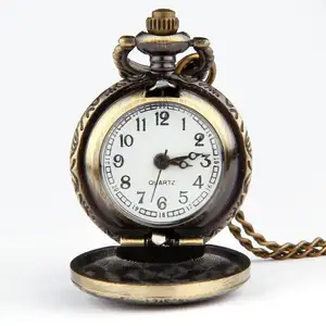 Fashion Luxury Japan Movt PC21S Alloy Quartz Pocket Watch Cheap Price