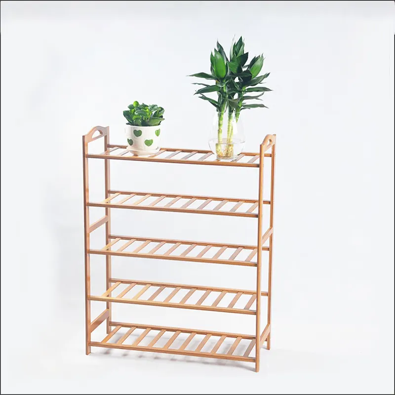 Corner Plant Rack Cheap Chinese Garden Furniture Bamboo Stand