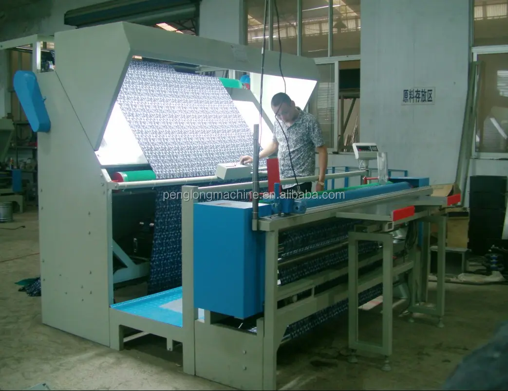 PL-A1 Tensionless Cloth Inspection Machine for big roll textile inspection machine