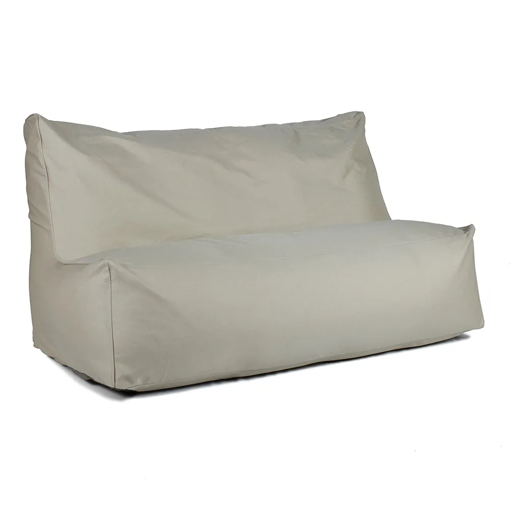 Olefin Outdoor Fabric Khaki Couch Beanbag Sofa