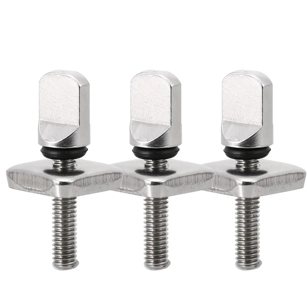 316 Stainless Steel Surf Thumb Fin Screw and Plate Surfboard Longboard Fin Screw