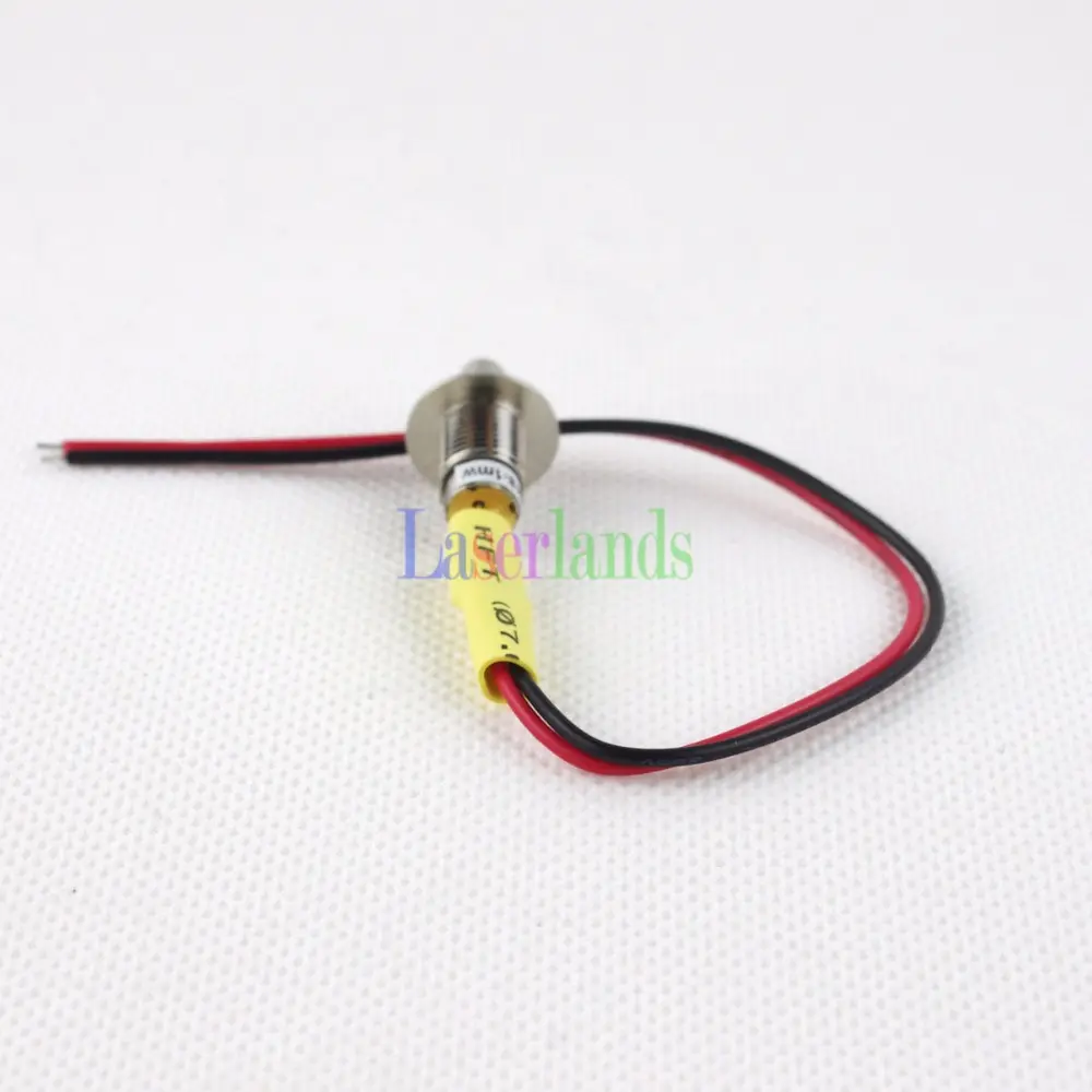 Pigtailed Laser Module 650nm 1mw FC Jumper Detect Red Light Module