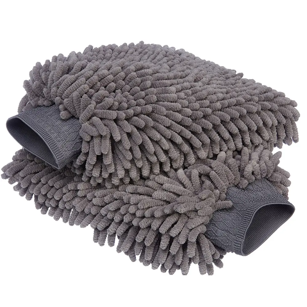 Wholesale high quality microfiber waterproof car wash mitt