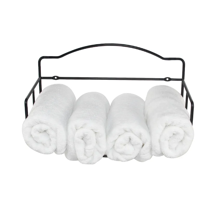 Modern Decorative Bathroom accessories Wall Mount Towel Rack Holder & Organizer for Storage of Bath Towels, Hand Towels