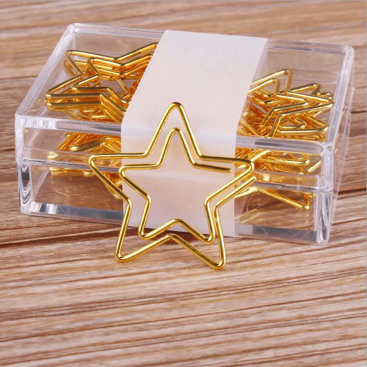 Star Shape creative custom paperclip for planner journal