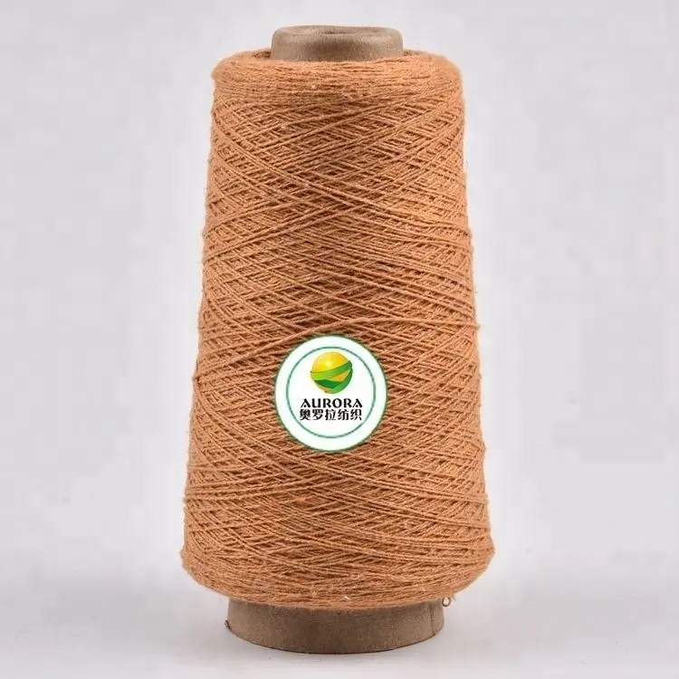 NE 6/1 Various color recycled cotton polyester blended yarn for knitting 3s to 32s