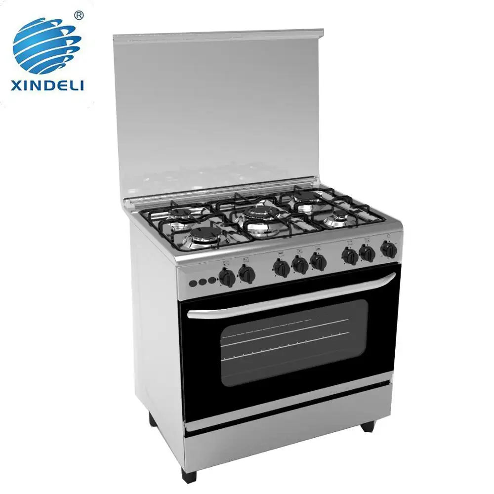 Free standing gas stoves oven and grill,5 burner gas stove with gas oven and grill