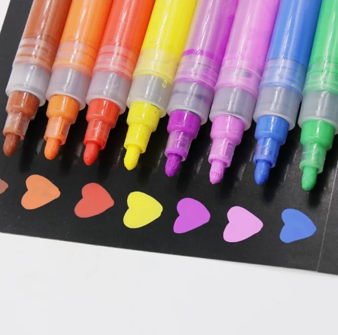 High quality private logo transparent water based ink Acrylic Paint marker pens