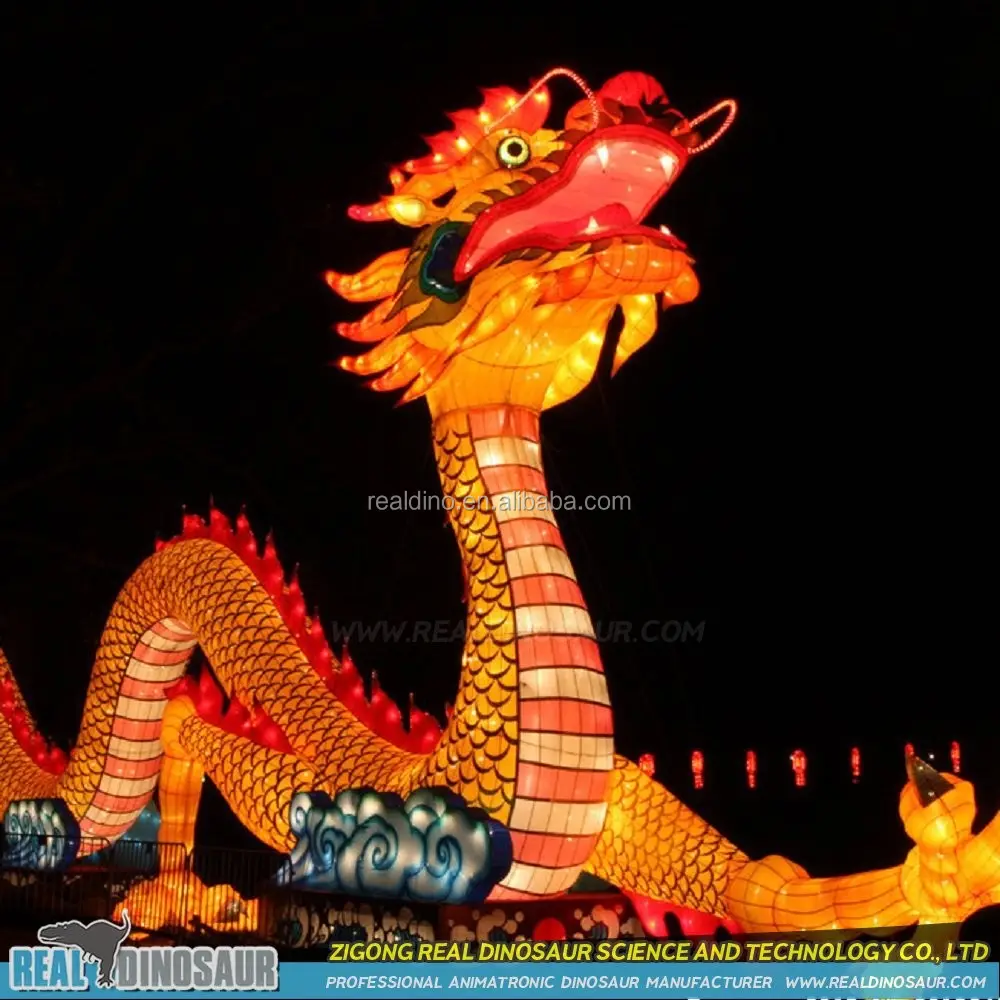 Наружный китайский фонарь для фестивалей с тканевой поверхностью
