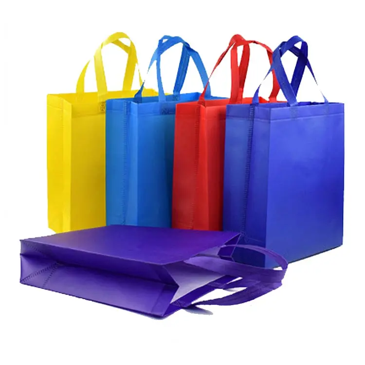 Экологически чистые сумки с индивидуальным логотипом, многоразовая складная сумка для покупок из нетканого материала для продуктов