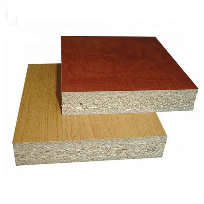 Flakeboard Melamine Faced Particle Board For Furniture