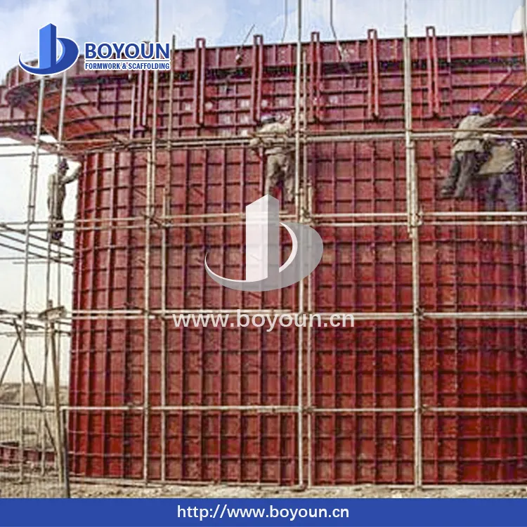 Formwork Adjustable Boyoun Factory Column Steel Construction Adjustable Construction Pier Formwork