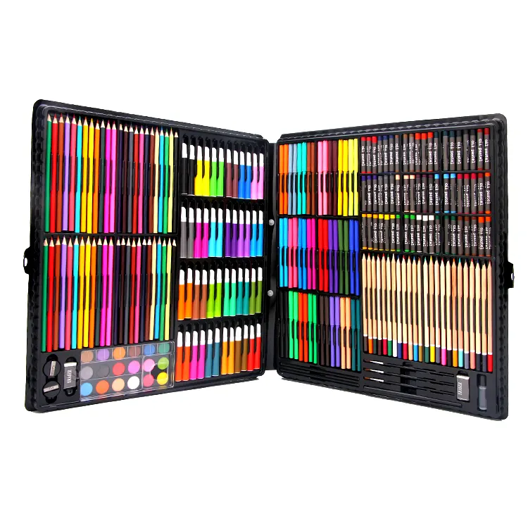 258PCS luxury plastic painting art stationery colour pencil set
