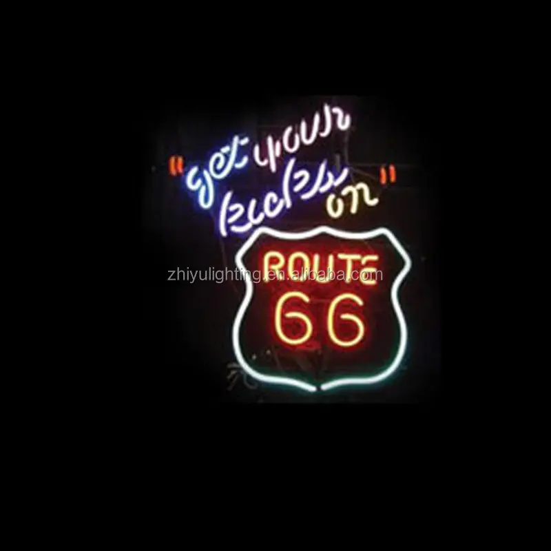 route sign neon lights/Creative home decration neon light with metal frame /3D Engraved LED back light Budweiser Engraved Beer