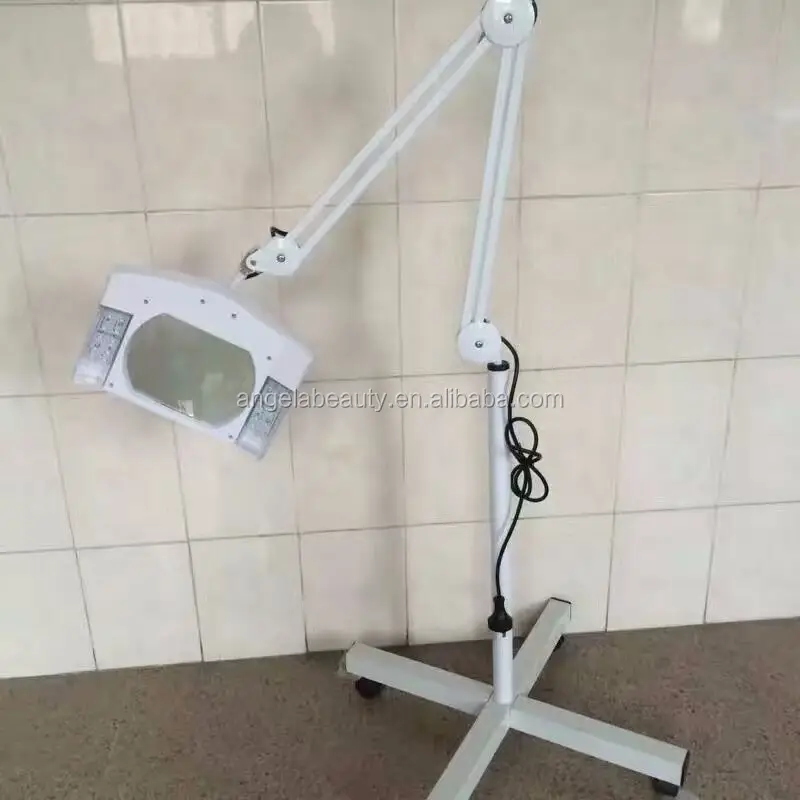 A1025 New 3x/5x /8x/10x diopter magnifying floor stand lamp light magnifier LED illuminating Lens