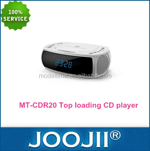Портативный бумбокс CD/mp3 плеер с большим дисплеем, персональная верхняя загрузка CD плеер с PLL FM радио