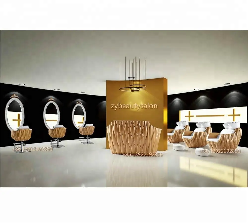 gold salon furniture set ZY-2018B