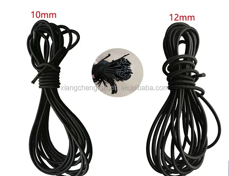 10mm 12mm Round Coiled Elastic Cord