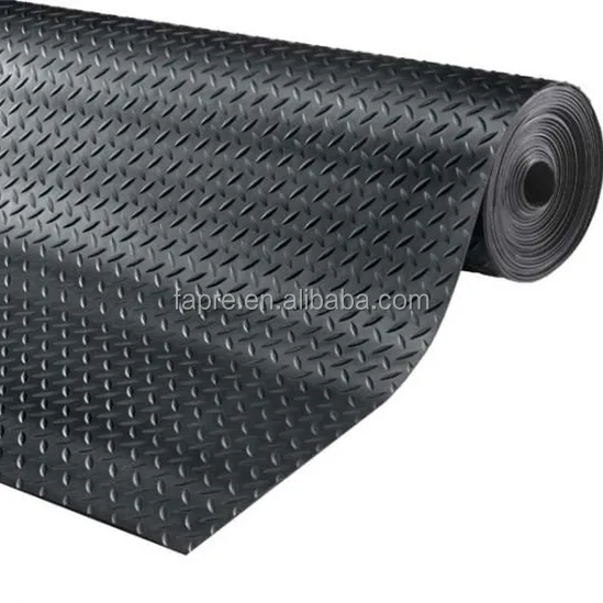 Противоскользящий Алмазный резиновый коврик для пола резиновый рулон для крытого гаража резиновый пол/тонкий ребристый рулон пола