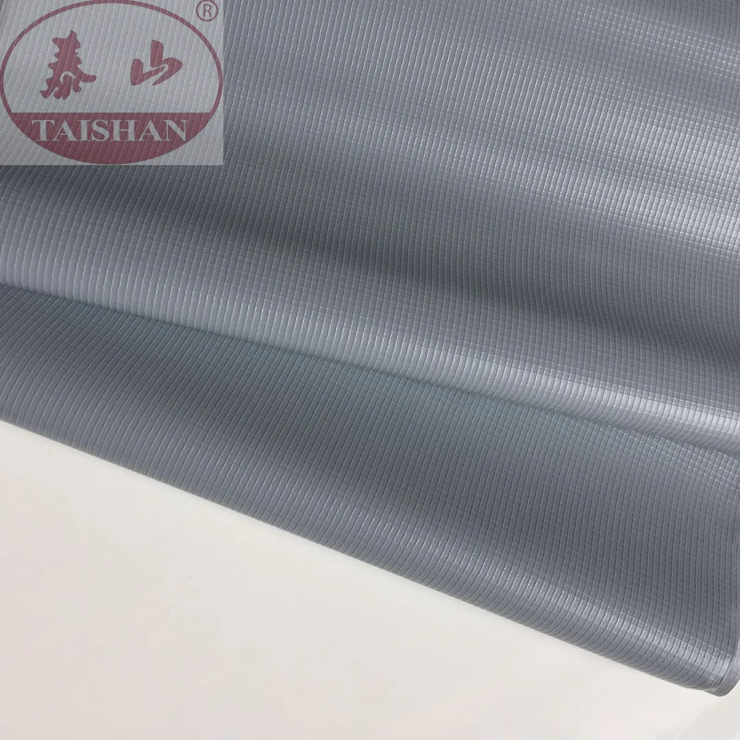 Tear Resistant Gray Laminated PVC Tarpaulin