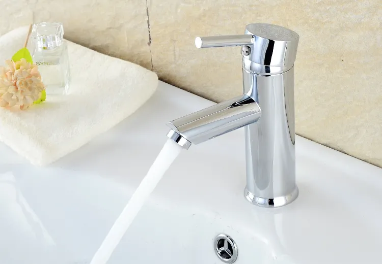 SKL-1319C Cheap Light But Super Quality Hot And Cold Taps Wash Basin Faucet