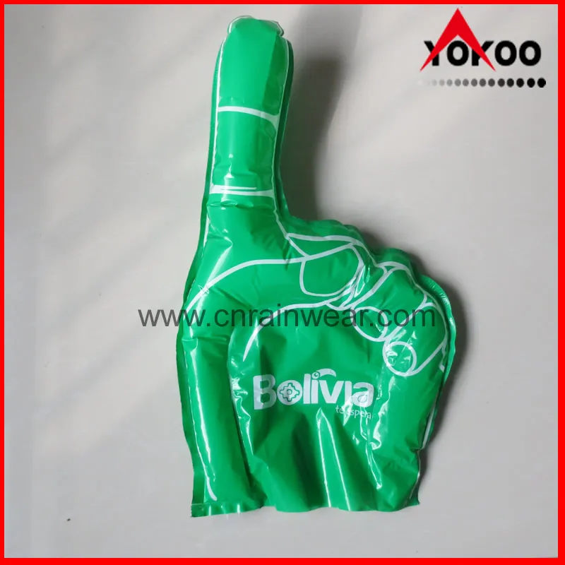 PE Inflatable Cheering Hands For Promotion