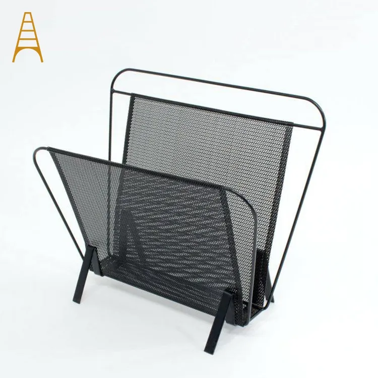 Creative Design European Style Counter Metal Wire Newspaper Rack