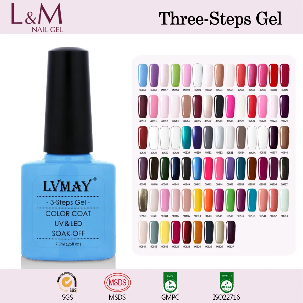 Gel Varnish Top Sales Uv Gel Nail Polish LVMAY Beautiful Colors Gel Varnishes