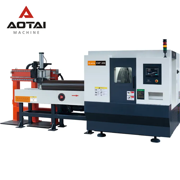 AOTAI COLD CUTTING CNP-450 130-450 MM HIGH SPEED STATIONARY PIPE CUTTING AND BEVELING MACHINE LATHER