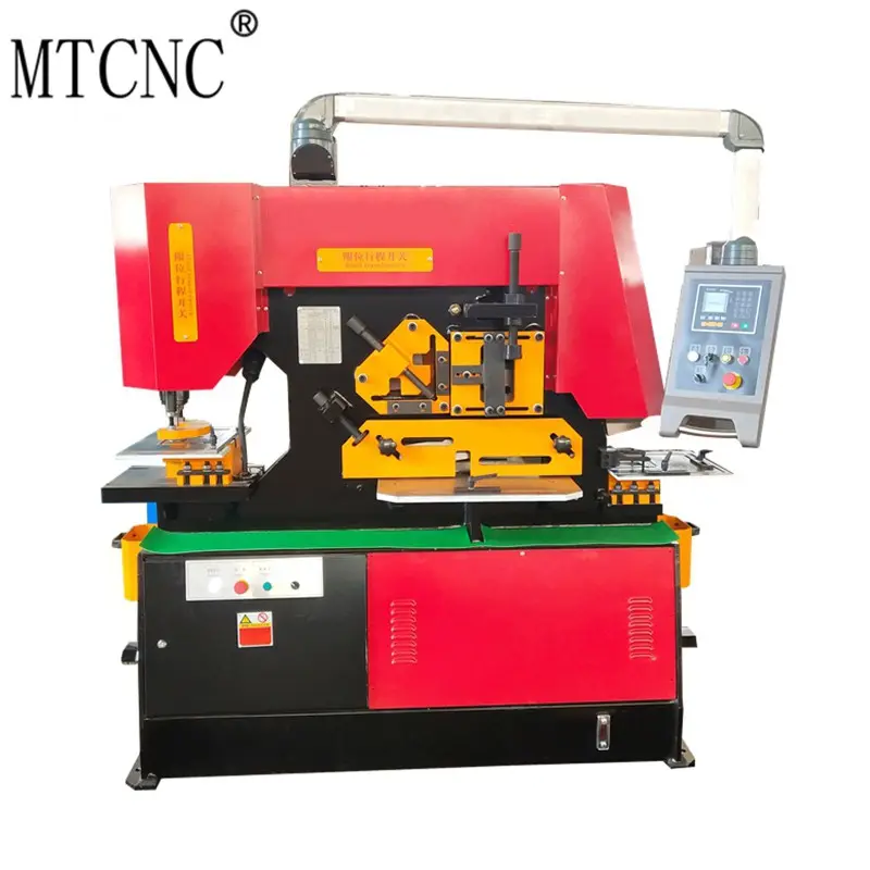 hydraulic ironworker machine hole punching steel angle cutting machine