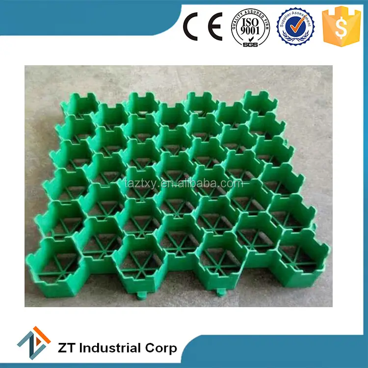 HDPE Honeycomb пластиковая перерабатываемая травяная тротуарная сетка