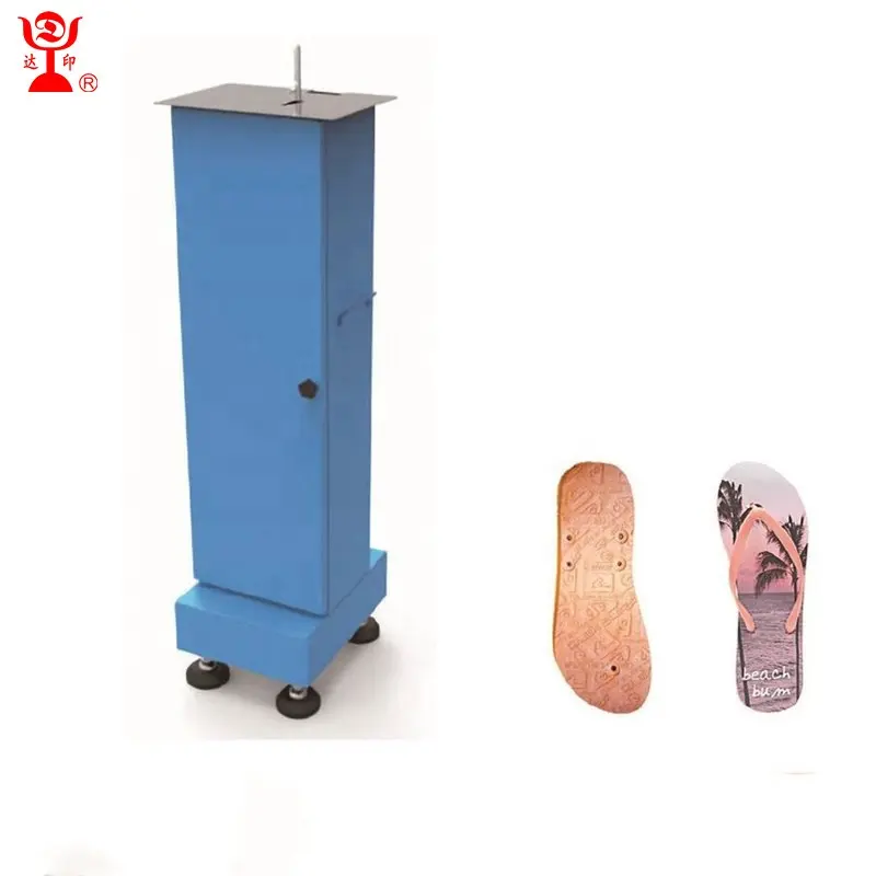 Factory Sales EVA PVC Rubber Flip Flop Strap Attaching Machine Slipper Chappal Manual Machine