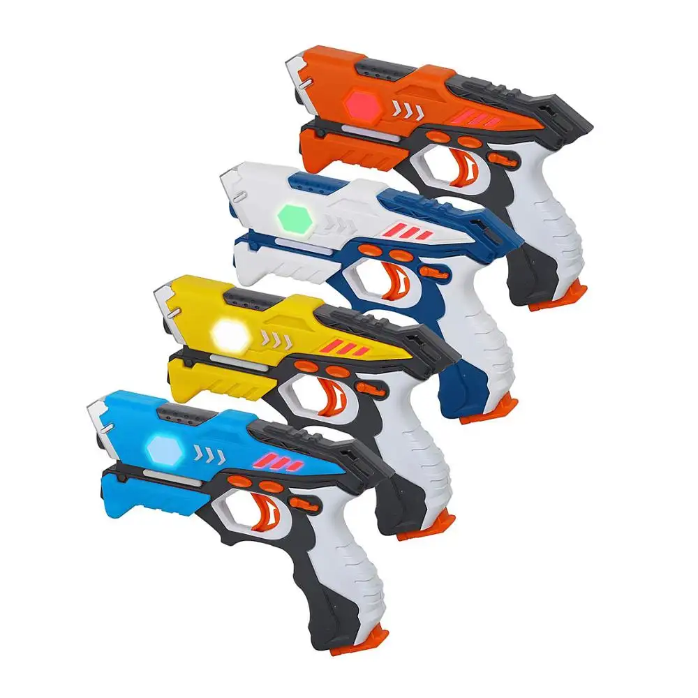 Мини лошадь инфракрасный лазерный набор бирок 4 пистолета-комнатный уличный лазерный пистолет набор игрушек для девочек и мальчиков Лазерная бирка набор лучшего подарка для мальчиков и девочек