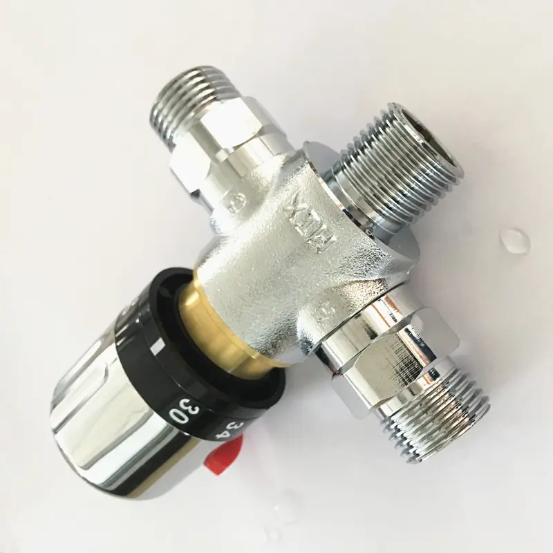 Wholesale 3/4" Inch Brass Thermostatic Shower Mixer Valve Thermostatic Mixing Valve For Solar Electrical Water