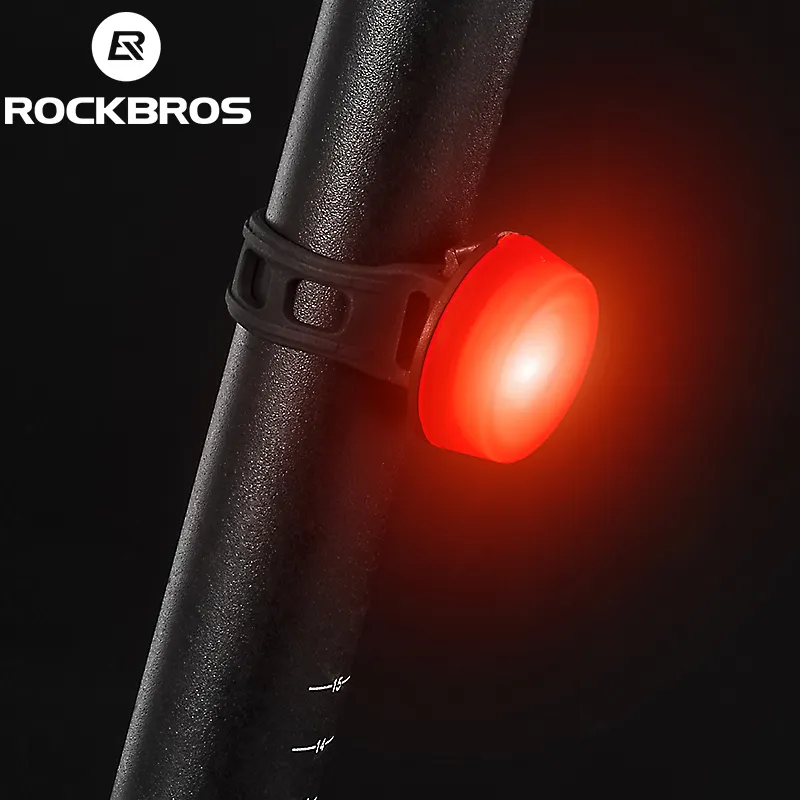 ROCKBROS Bike Bicycle Seatpost Tail Light Wireless IPX4 Waterproof MTB Safety Warning Bike Intelligent Remote Control Rear Light