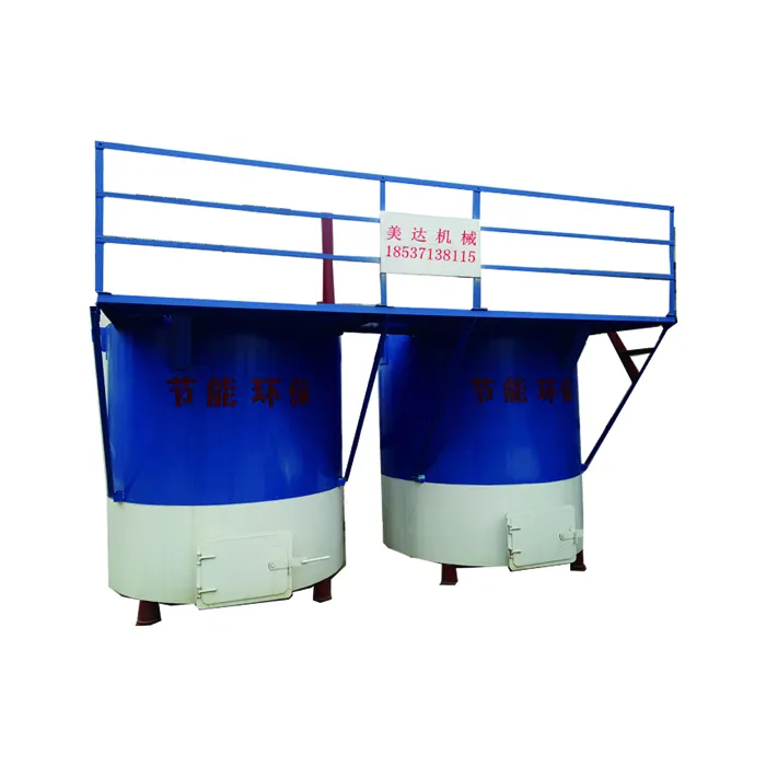 Air flow continuous sawdust rice husk coconut shell charcoal carbonization furnace