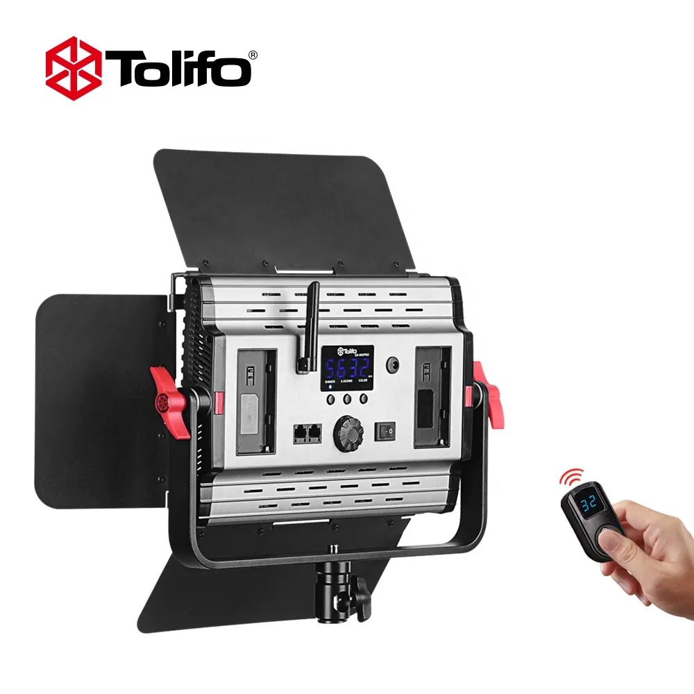 Tolifo оборудование для съемки фильмов 900 светодиодов 3200 до 5600K Ra95 Диммируемый свет для видеостудии с батареей в комплекте