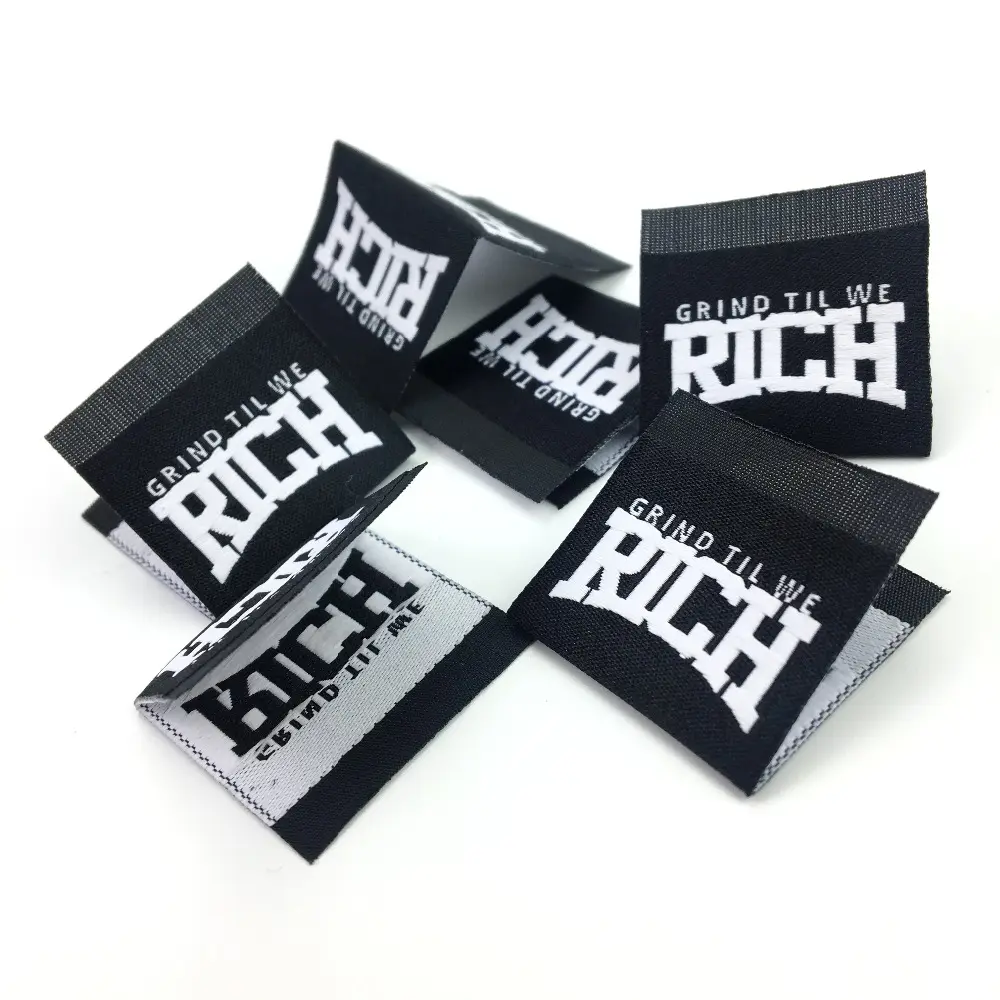 Custom clothing tag labels woven name labels