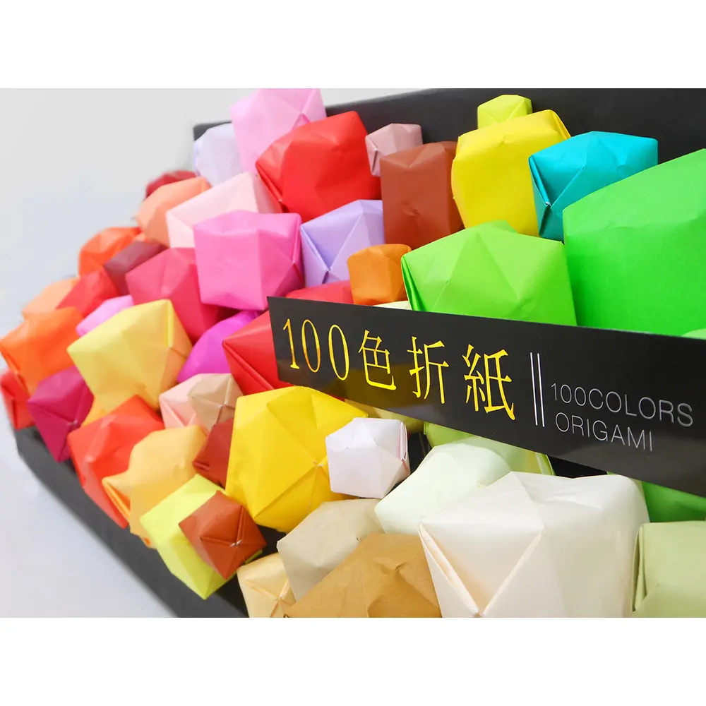 Japanese high quality colorful safty paper well packaging lotus origami for kids