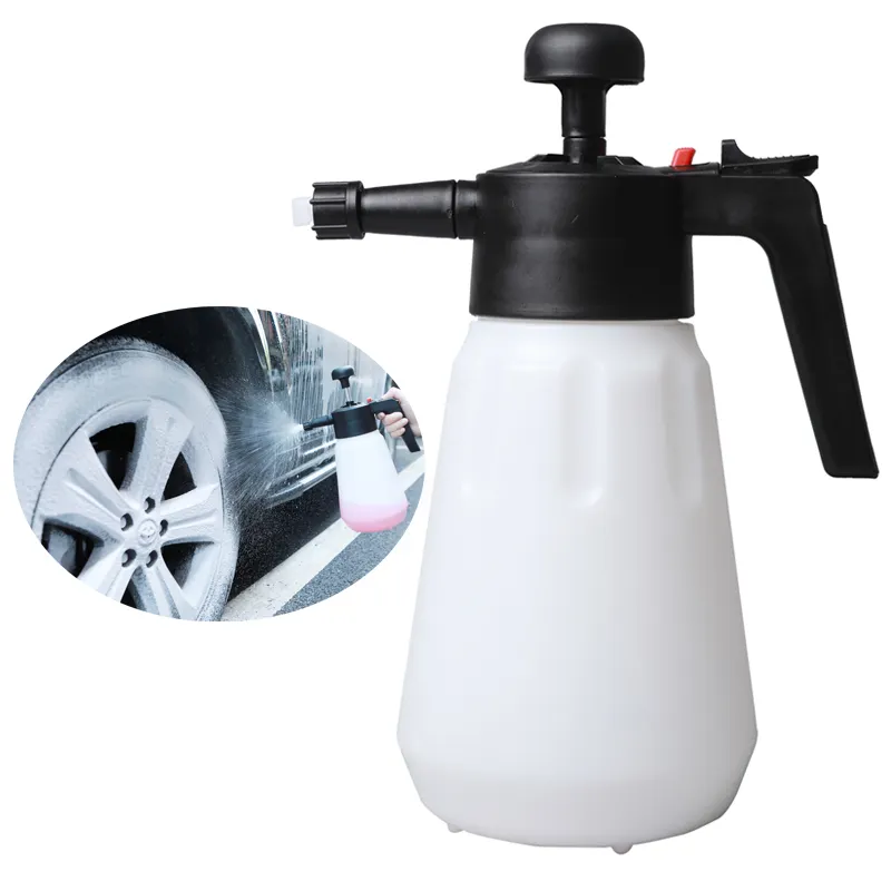 1.5L plastic car washer hand foam sprayer with foam bottle