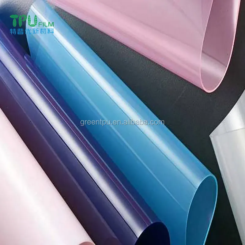 Eco-friendly Thermoplastic Polyurethane Color TPU sheet for Laminating Film