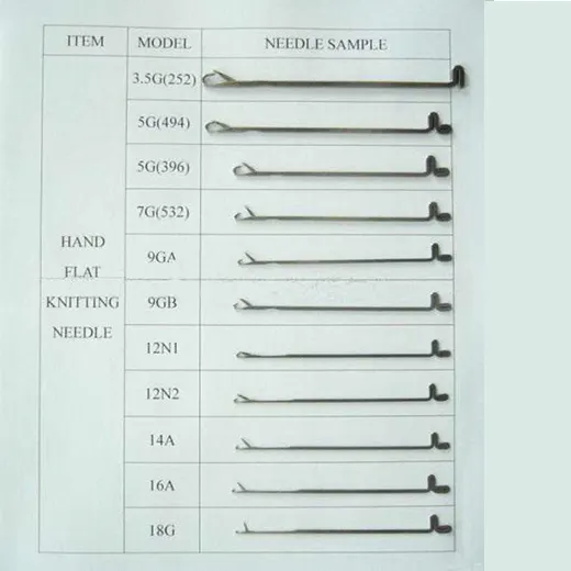 Hand Driven Flat Knitting Machine Needles